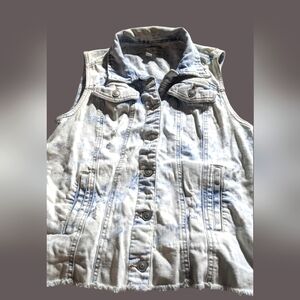 1945 Denim brand, denim, button up, vest jacket